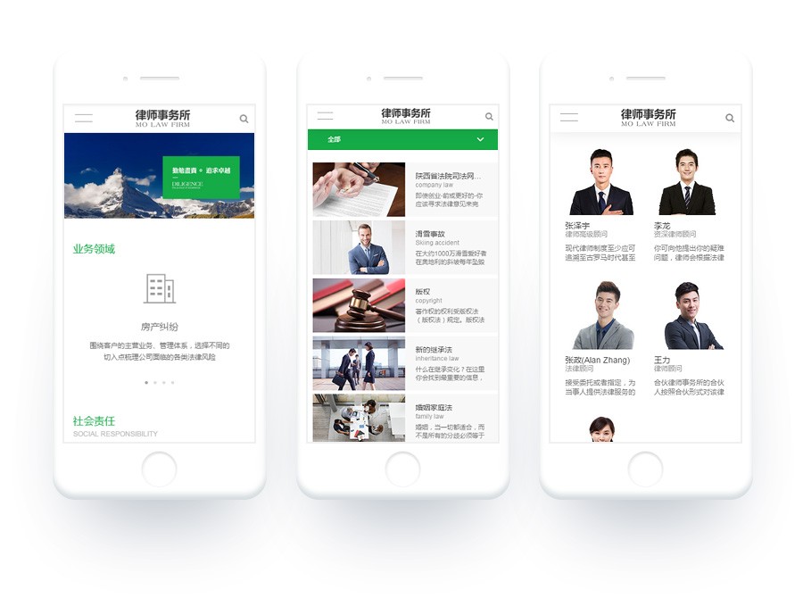 律师集团网站建设